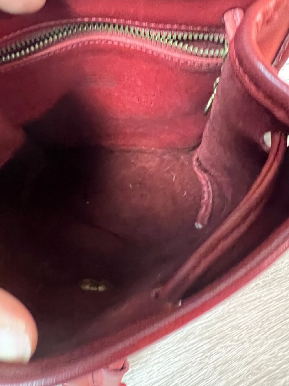 Vintage OLD COACH Backpack Bag Leather Turn Lock Red 9960 - Picture 10 of 10